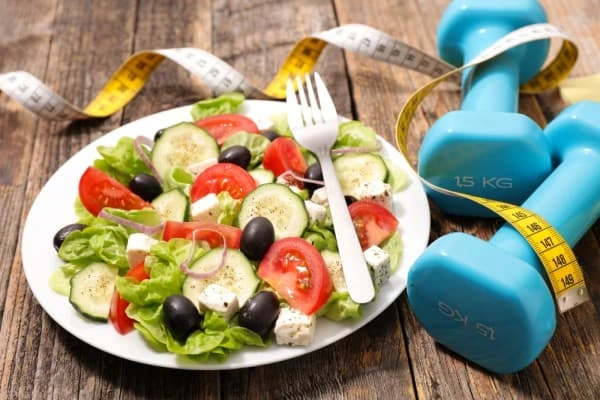 Example of good diet and exercise Frimley